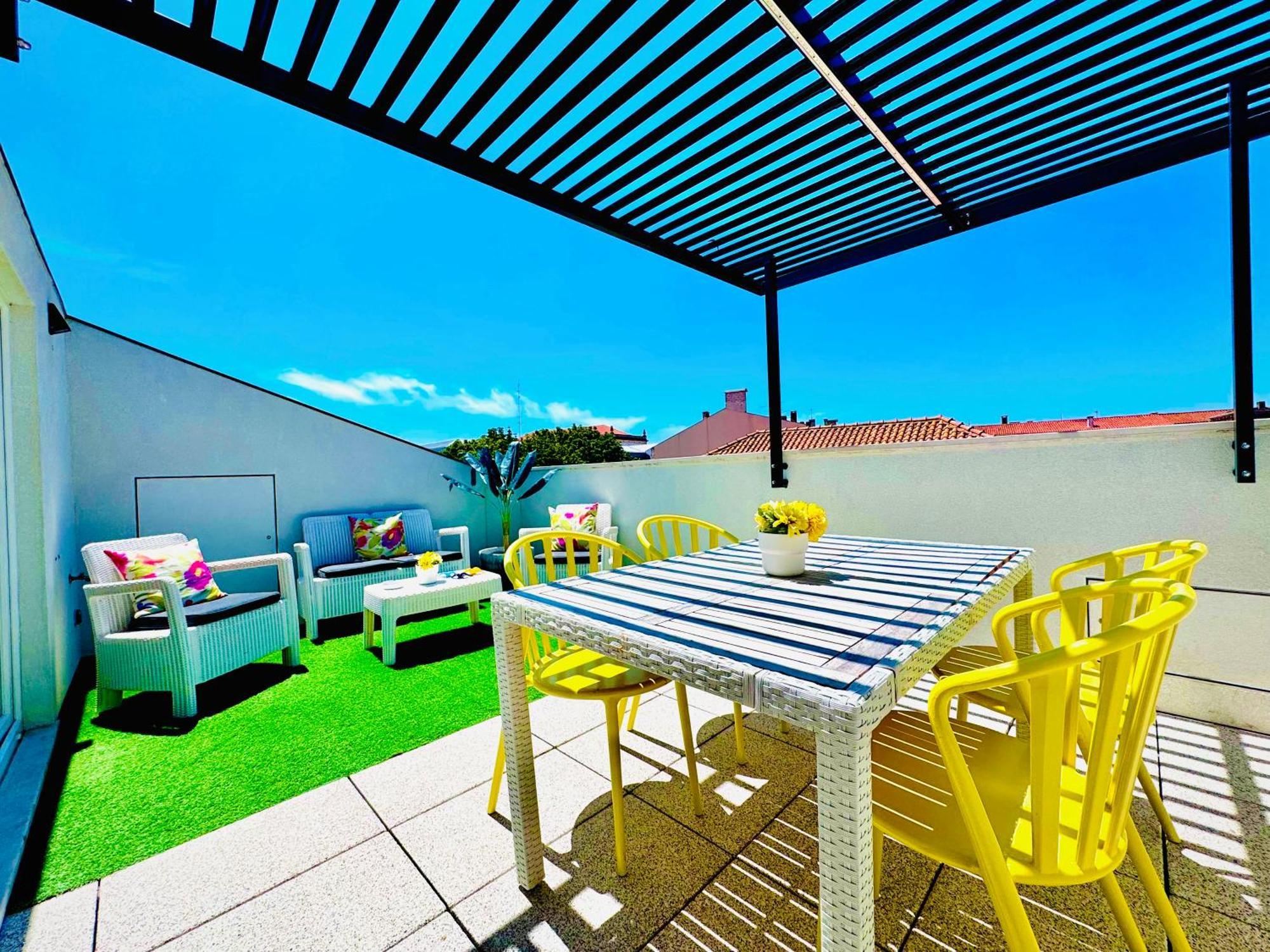 Central Tiled Apartment Aveiro Dış mekan fotoğraf